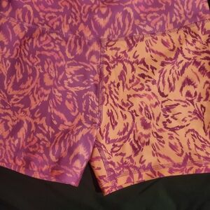 DSG Purple and Orange Athletic Shorts